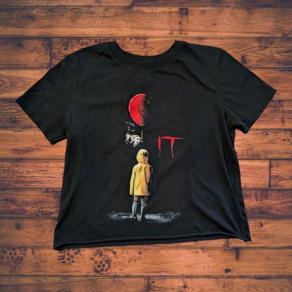 It Pennywise Horror Movie You'll Float Too Women's XS Crop Top
